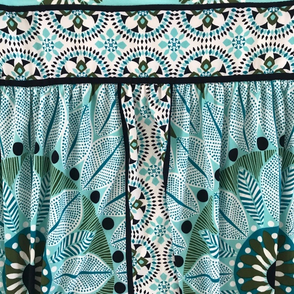 Sundress from Maggie London In Turquoise Print - Picture 5 of 8